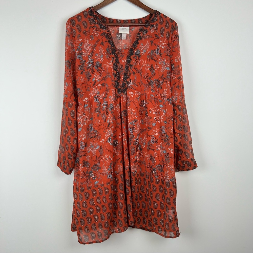 Knox Rose Floral Boho Dress Lined Women S Festival Bohemian Autumn County 0240